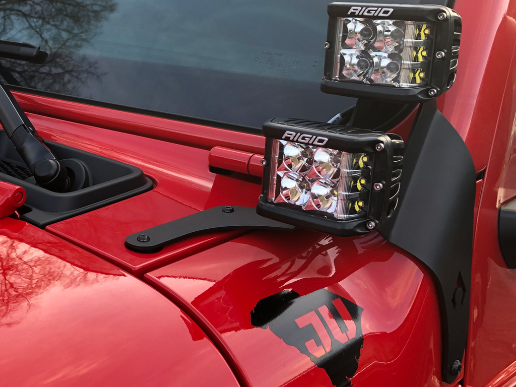 Mellow geluk Oneerlijkheid ARTEC Dual LED Cube Light Brackets for 18-up Jeep Wrangler JL & JL Unl –  FORTEC4x4