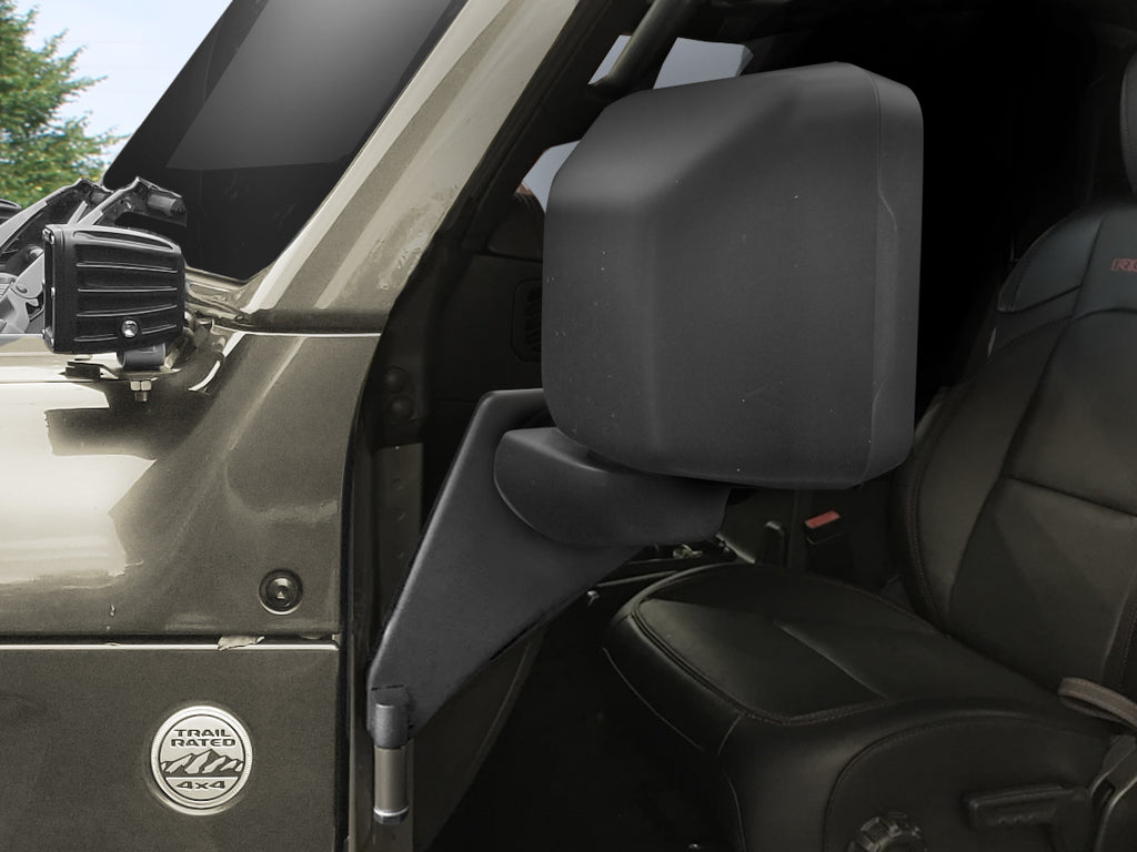 DIE-TECH Off-Road Mirror Brackets for 18-up Jeep Wrangler JL & JL Unli –  FORTEC4x4