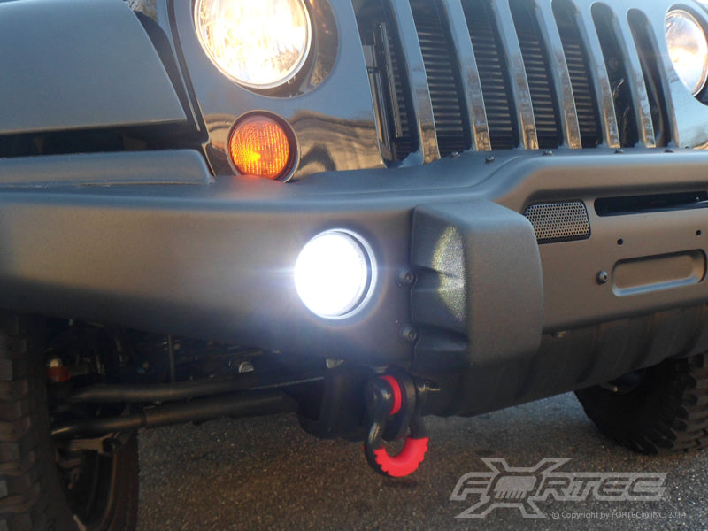 FORTEC High Powered LED Fog Lights for 07-18 Jeep Wrangler JK & JK Unl –  FORTEC4x4