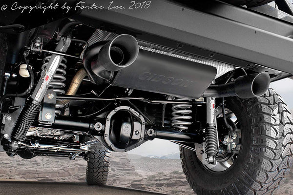 FORTEC Dual Exhaust System by Gibson for 07-18 Jeep ... freightliner door diagram 