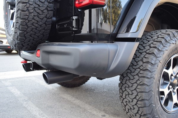 GIBSON Black Elite Exhaust Kit, Split Rear Tip for 18-up Jeep Wrangler –  FORTEC4x4