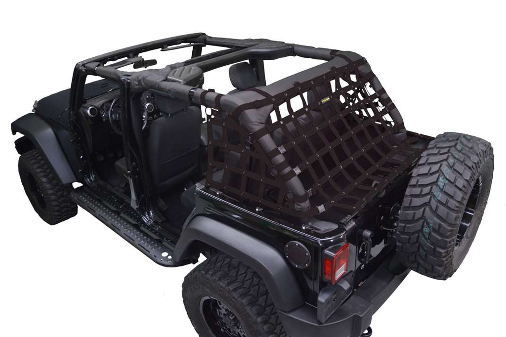 DIRTYDOG4x4 Netting 3pc Kit Cargo Sides, Black, 4-Door Only for 07-18 –  FORTEC4x4