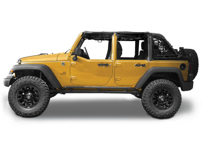 MOPAR Factory Steel Half Doors for 07-18 Jeep Wrangler JK & JK Unlimit –  FORTEC4x4