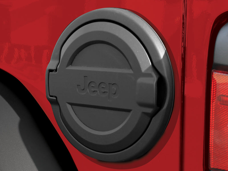 MOPAR Fuel Door Décor Kit Black, Powder-Coated for 18-up Jeep Wrangler –  FORTEC4x4