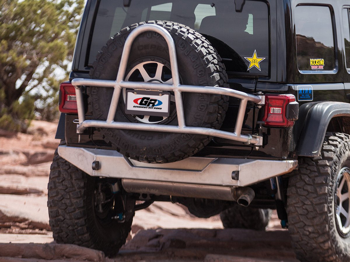 GENRIGHT OFFROAD Swing out Tire Carrier for 18-up Jeep Wrangler JL & JL Unlimited