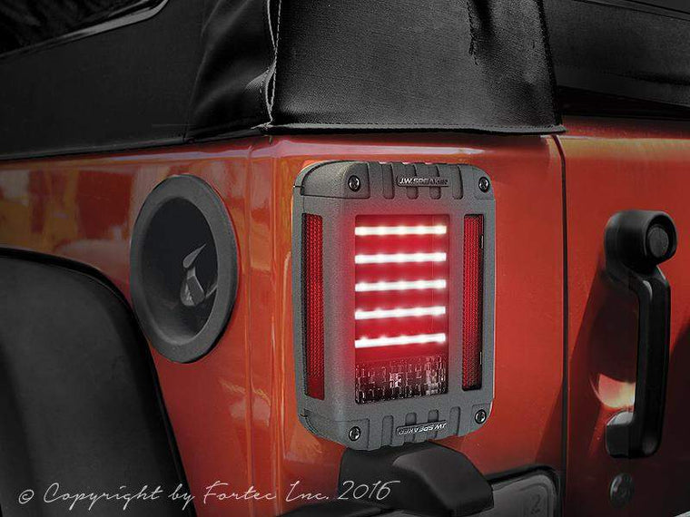 J.W. SPEAKER 279 J Series LED Tail Light Kit for 07-18 Jeep Wrangler JK & JK Unlimited