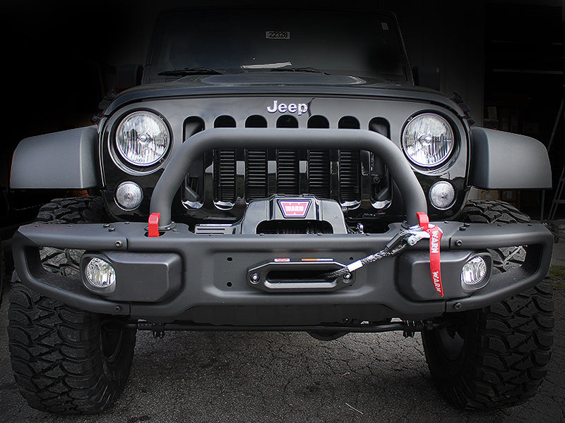 jeep jk 10th anniversary bumper winch mount