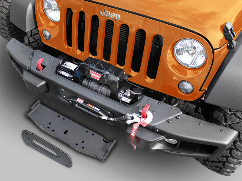 MAXIMUS-3 Winch Mounting Plate for 07-18 Jeep Wrangler JK & JK Unlimit –  FORTEC4x4
