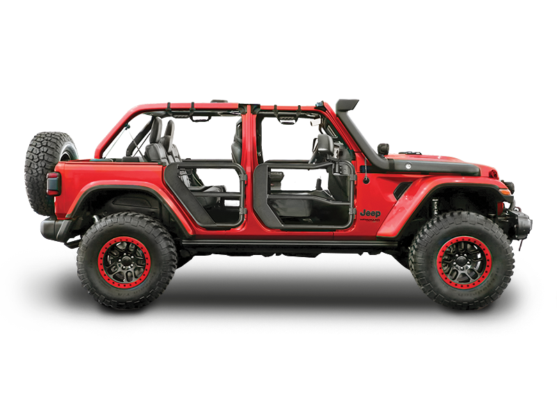 RUGGED RIDGE Tube Door Kit for 18-up Jeep Wrangler JL & JL Unlimited –  FORTEC4x4
