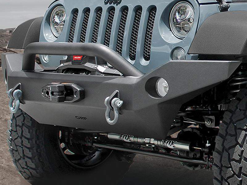 OR-FAB Full Width Front Bumper with Center Winch Mount and Center Hoop –  FORTEC4x4