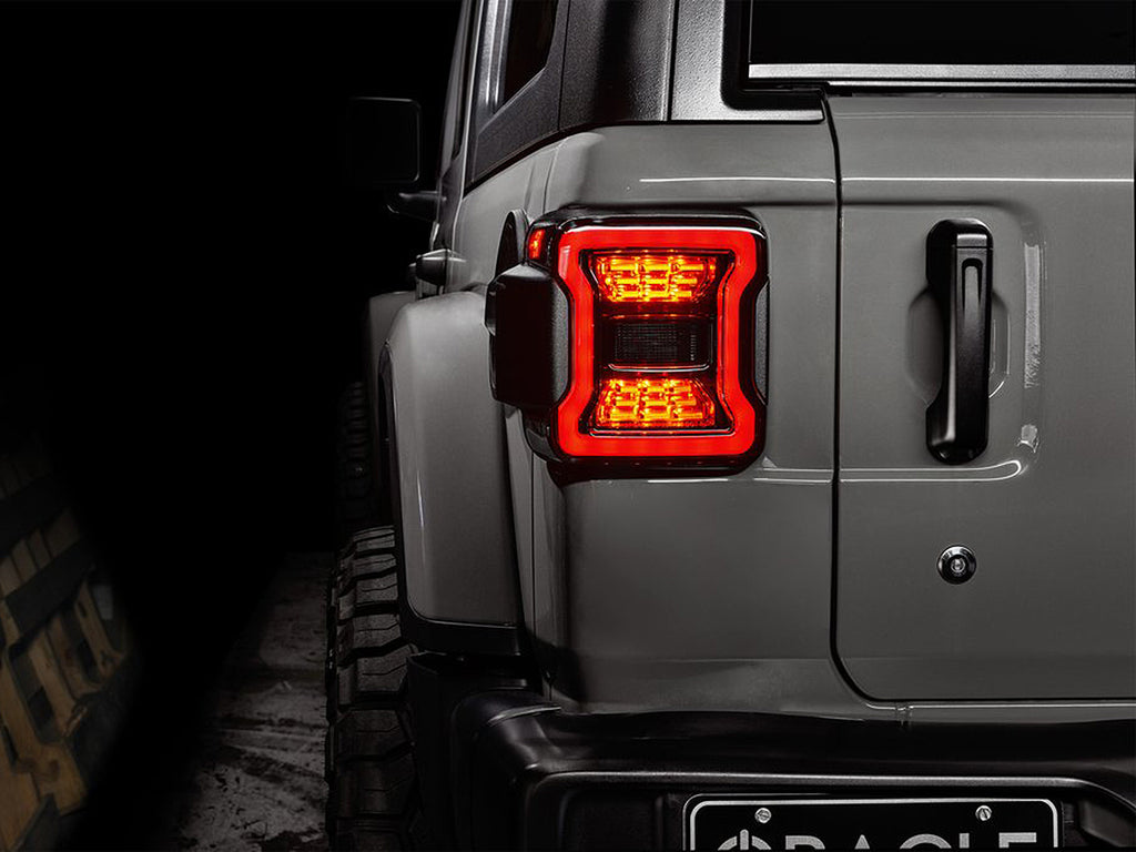 ORACLE Lighting Black Series LED Tail Lights (Pair) for 18-up Jeep Wra –  FORTEC4x4