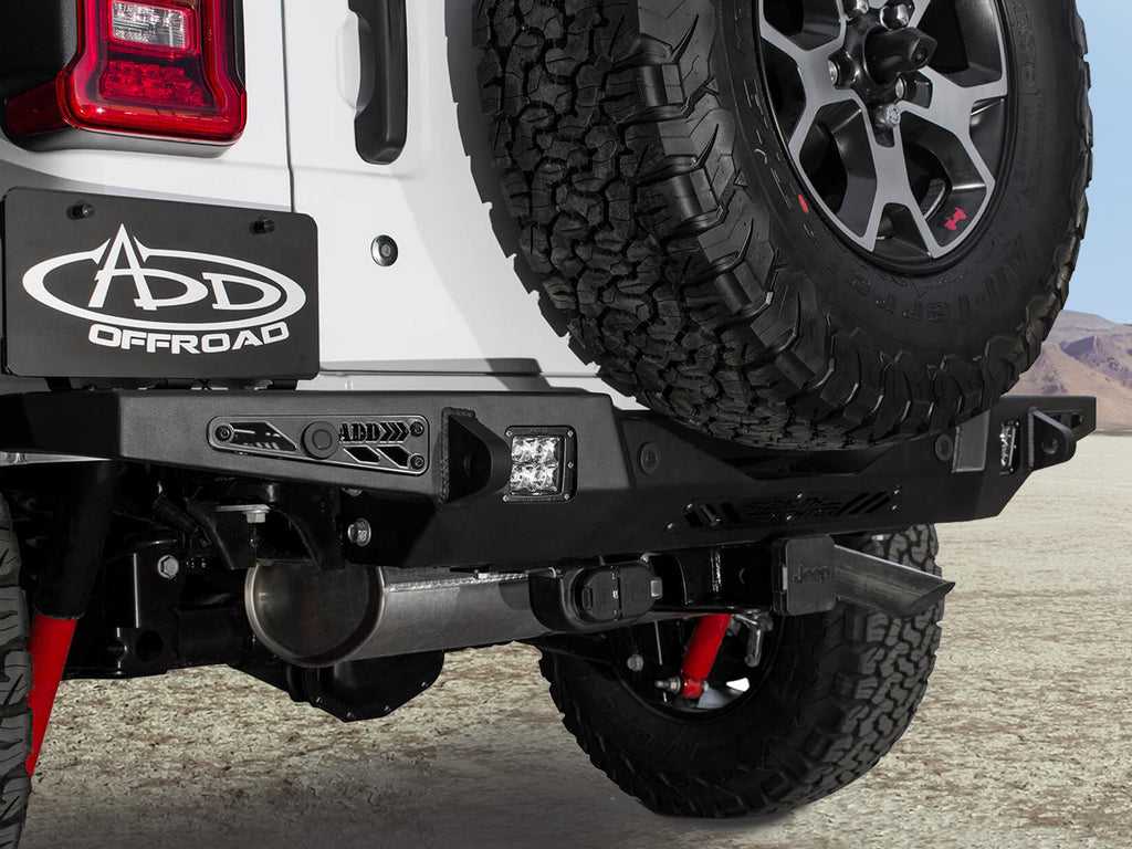 ADD® Offroad Stealth Fighter Rear Bumpers for 18-up Jeep Wrangler JL & –  FORTEC4x4