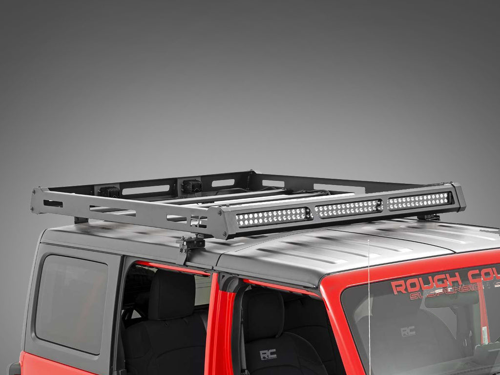 ROUGH COUNTRY Roof Rack for 18-up Jeep Wrangler JL and JL Unlimited –  FORTEC4x4