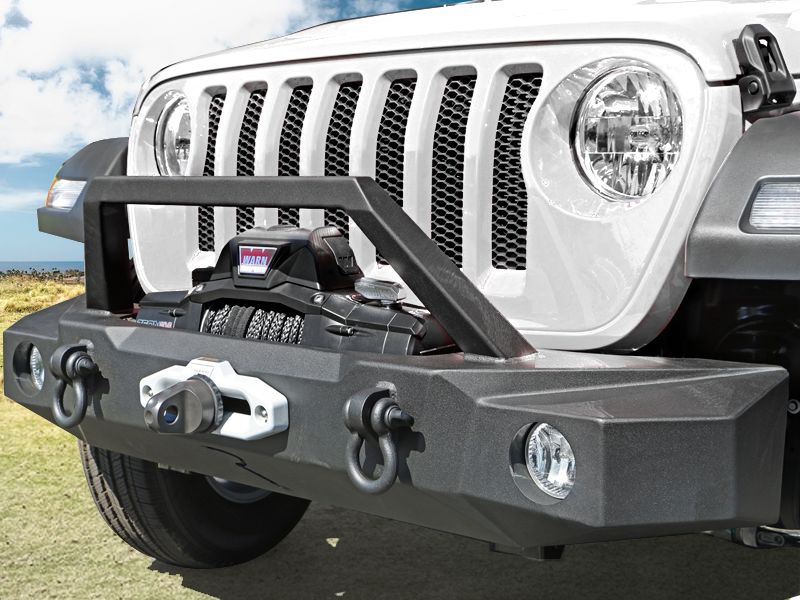 RAMPAGE TrailGuard Front Bumper for 18-up Jeep Wrangler JL & JL Unlimi –  FORTEC4x4