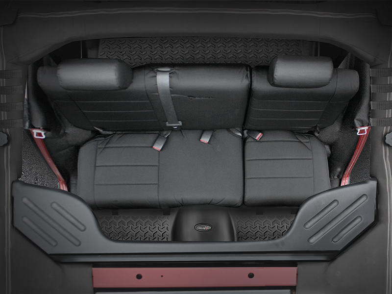 Bartact Rear Seat Cover Set In Black For 13 18 Wrangler Jk Jk Unlimited