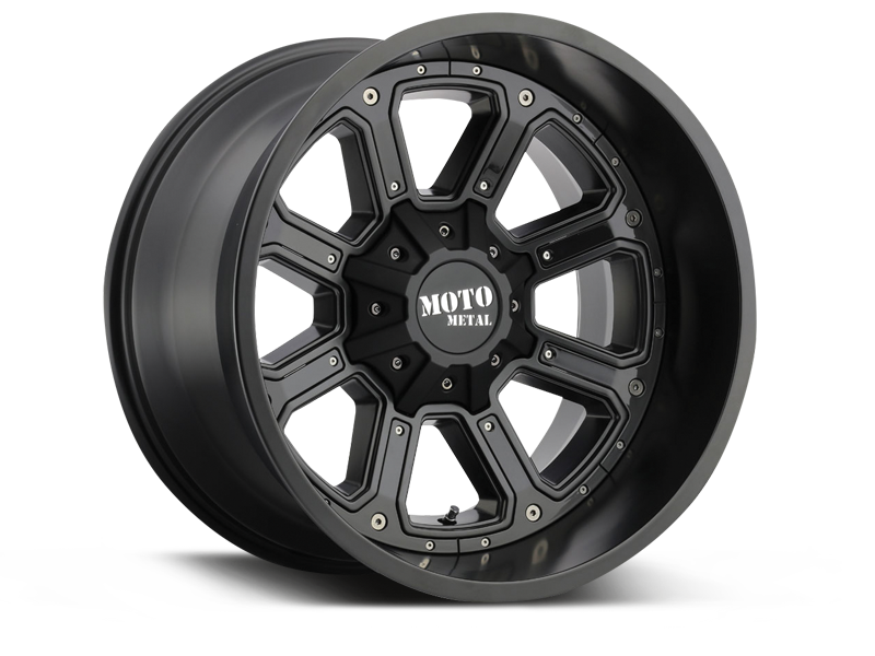 MOTO METAL 984 “SHIFT” Wheel in Satin Black, Gloss Black Inserts for 0 ...