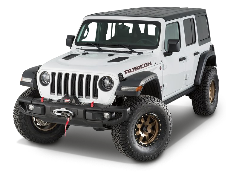 WARN Winch Carrier Kit (Rubicon Bumper Only) for 18-up Jeep Wrangler J –  FORTEC4x4