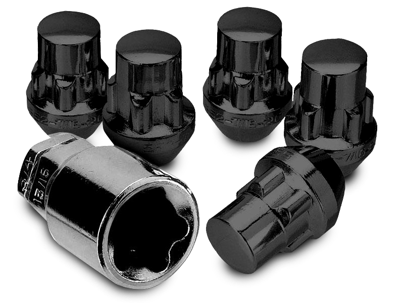 WHITE KNIGHT 1/2” Thread Steel Locking Lug Nut Kit for 76-18 Jeep CJ, –  FORTEC4x4