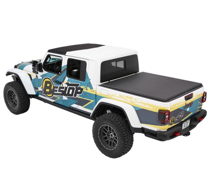 Bestop Ez Roll Soft Tonneau Cover Black Diamond For 20 Up Jeep 2020 G Fortec4x4