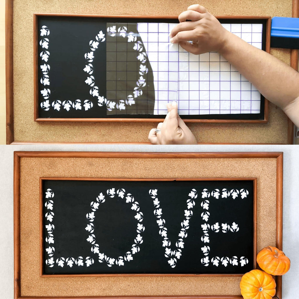 Fall in LOVE - Handmade Cricut Fall Decoration Idea