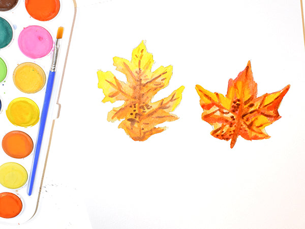 Painting Watercolor Leaves Kassa