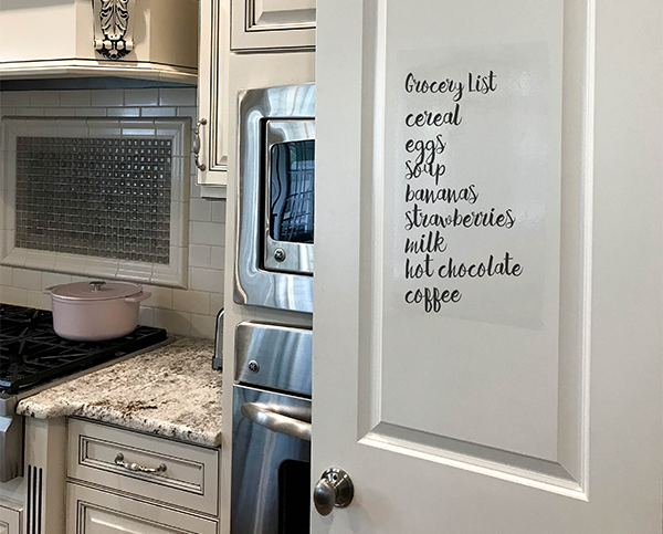 DIY Whiteboard for Pantry Door, DIY Whiteboard Wall