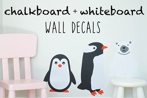 Chalkboard and Whiteboard Kids Decor