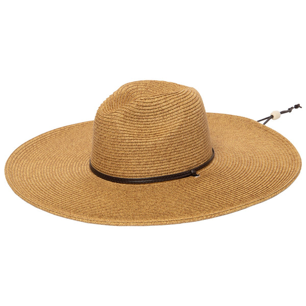 Womens Sun Straw Hat Wide Brim UPF 50 Summer Hat Foldable Roll up Floppy  Beach Hats for Women (Beige,Medium)