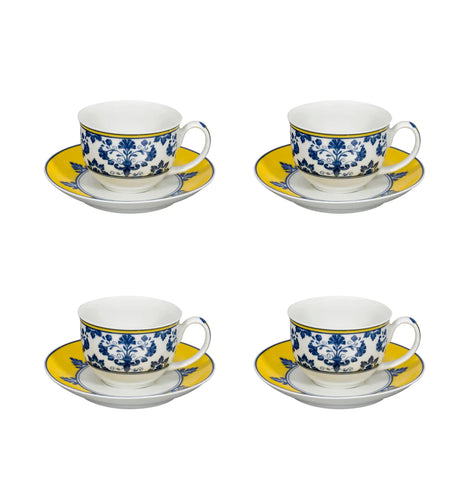 Vista Alegre Afrika Coffee Cup and Saucer, Set of 4 – Portugalia Sales Inc