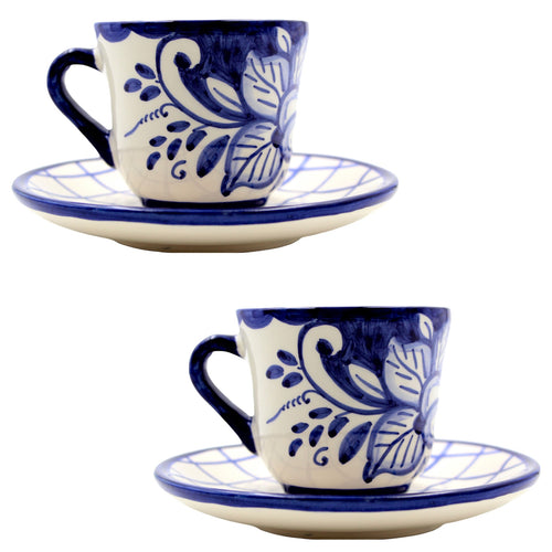 Portofino - Handmade Painted Espresso Coffee Cup –