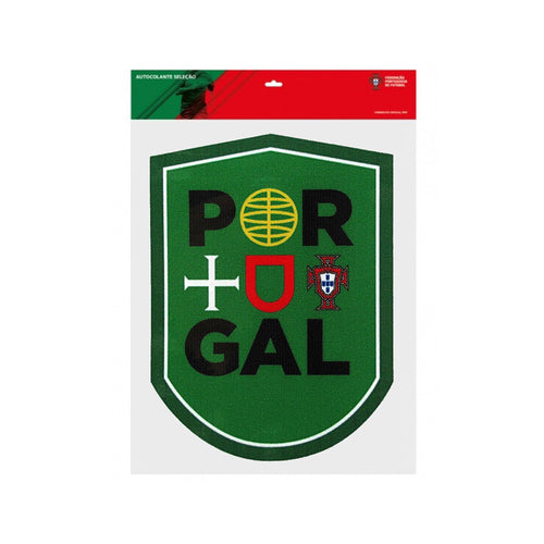 sticker plaque immatriculation Portugal FPF sticker with number choice of  black