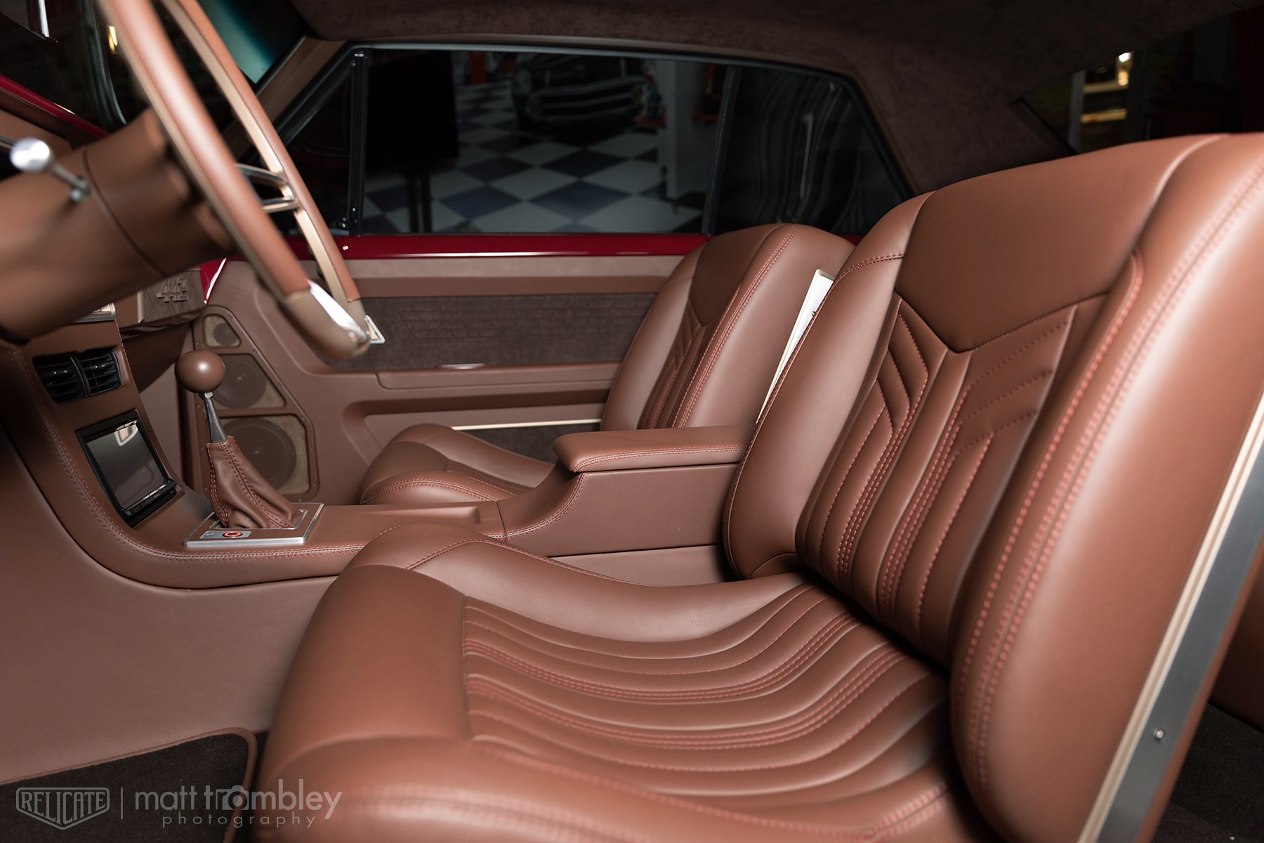 1965 Oldsmobile 442 Relicate Napali Umbria Leather Custom Interior