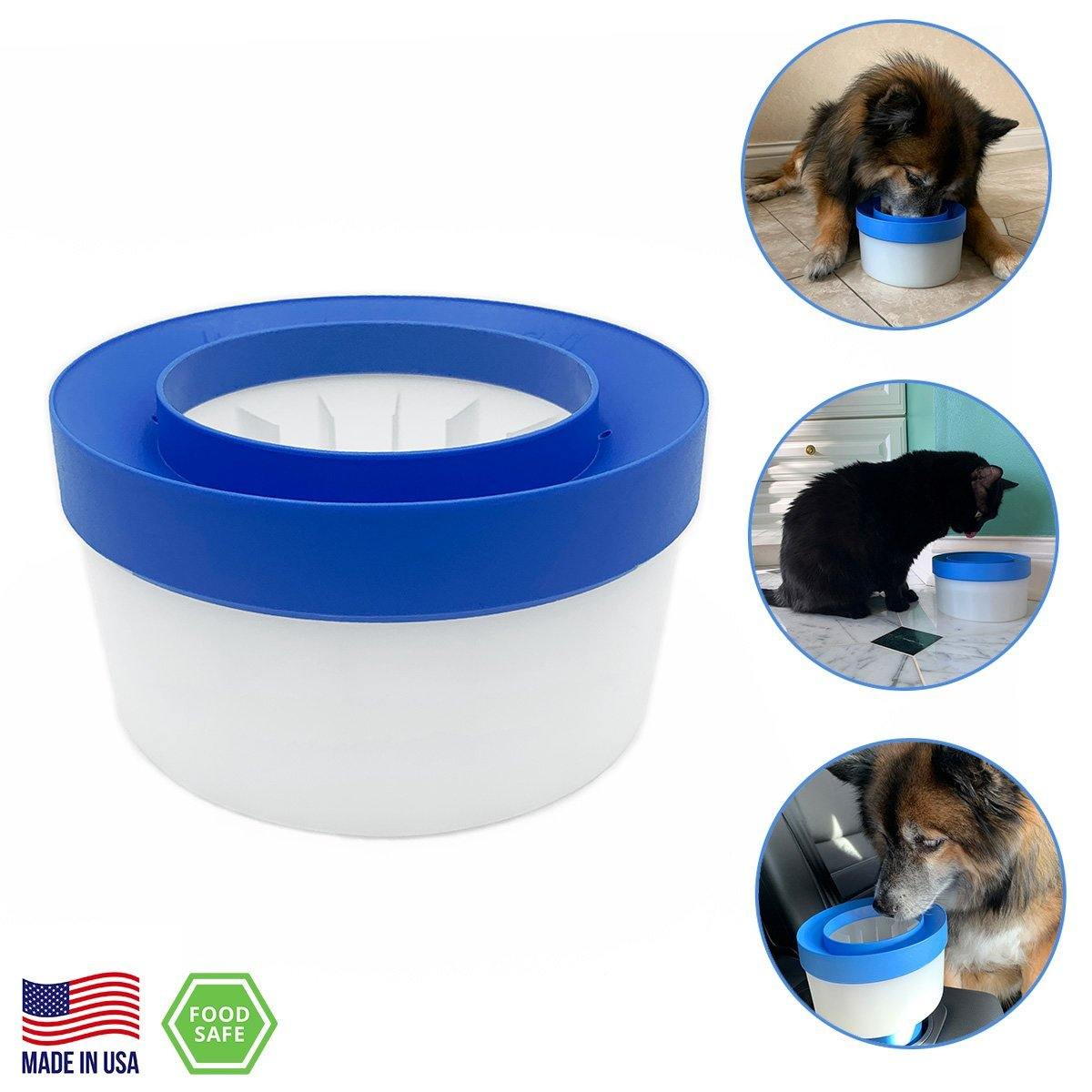 spill resistant water bowl