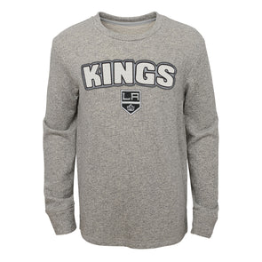 Nhl Los Angeles Kings Women's White Long Sleeve Fleece Crew