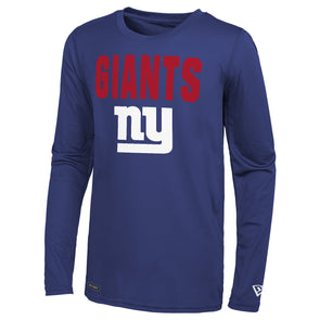 Concepts Sport Women's New York Giants Brushed Terry Oatmeal Long Sleeve  Crew Sweatshirt