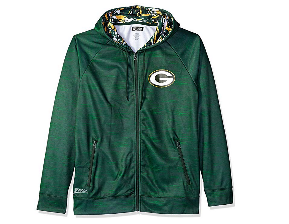 packers zip up hoodie