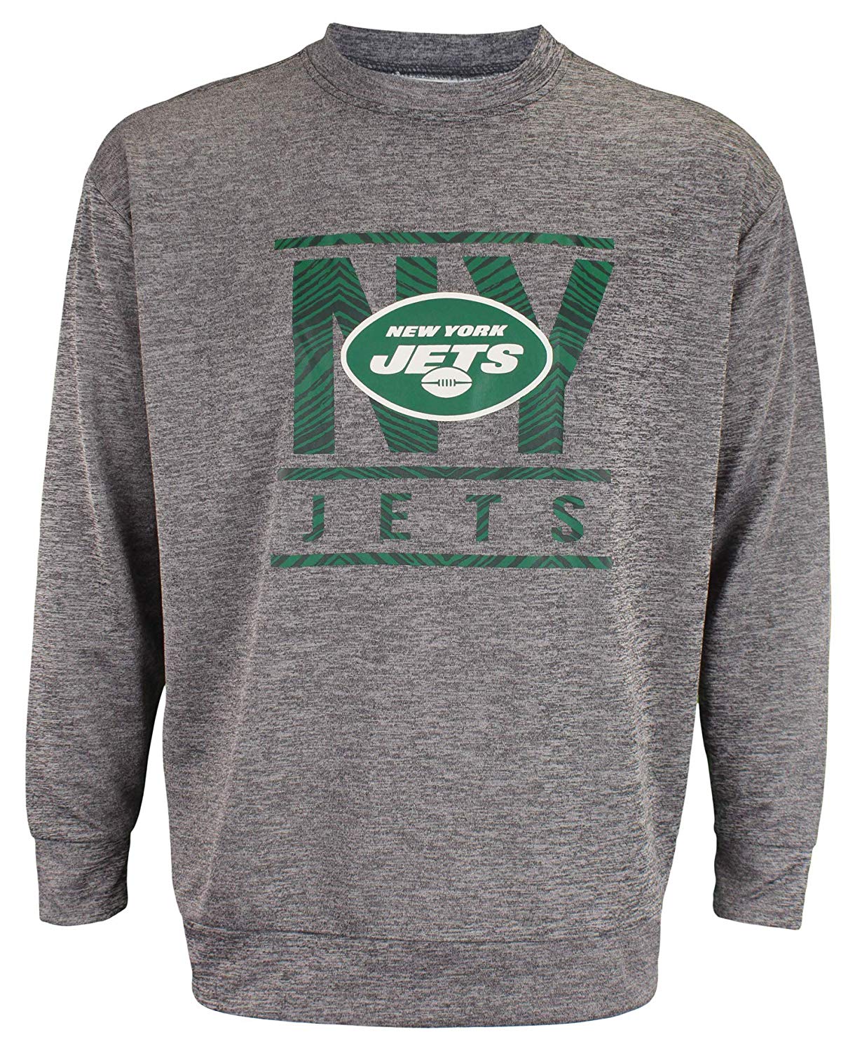 Printify New York Jets Vintage 90's Heavyweight NFL Hoodie Ash / M