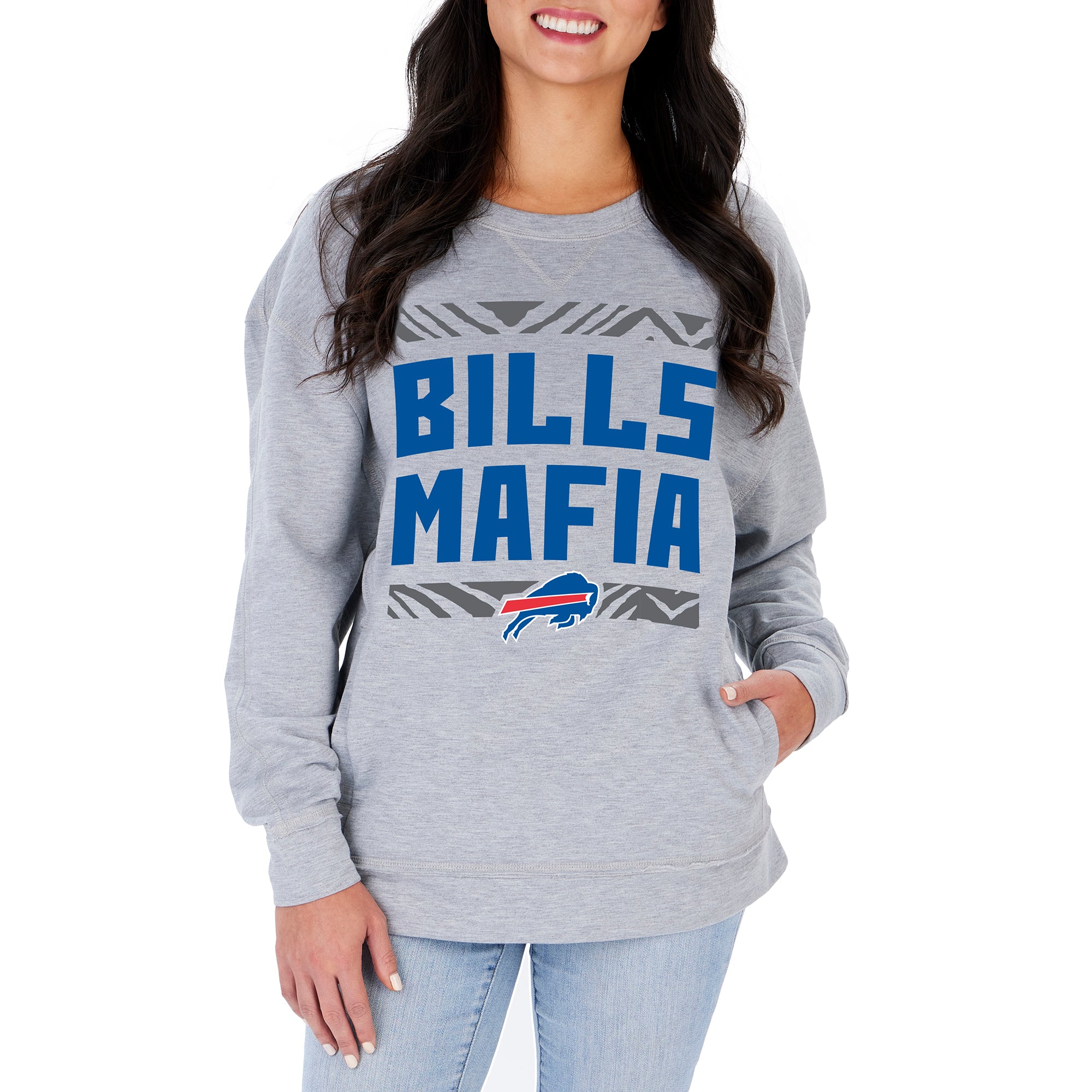 Printify Buffalo Bills Mafia Retro Football Hoodie Royal / 5XL