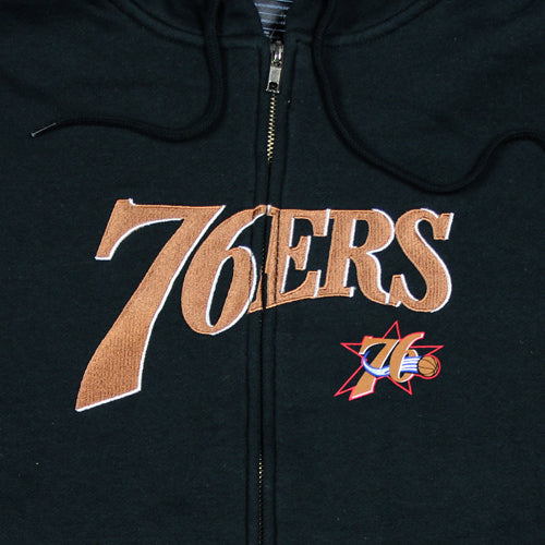 76ers zip up hoodie