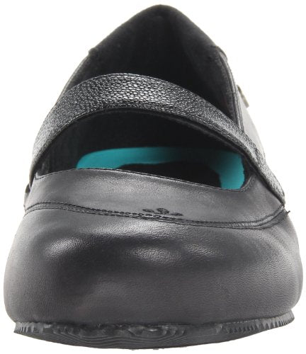 MOZO Women's Fab Leather Mary Jane Occupational Work Shoes, Black ...