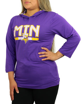 Minnesota Vikings New Era Combine Authentic Hard Hash Pullover Hoodie -  Purple