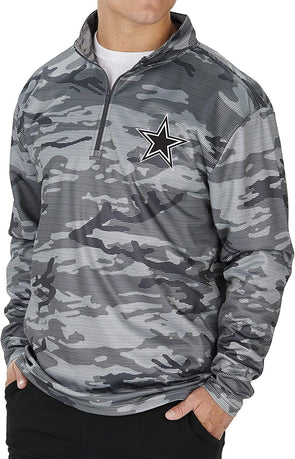 Zubaz NFL Men's Dallas Cowboys Team Color Camo Back Panel Hoodie – Fanletic