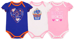 Infant Royal Boise State Broncos Arch & Logo Bodysuit