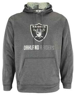 Oakland Raiders Mens Black Armor 4 Synthetic Hoodie Sweatshirt by