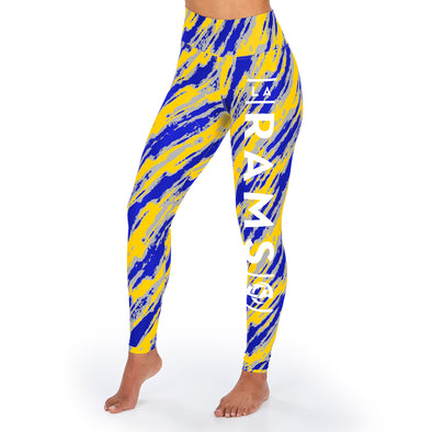 Zubaz NFL San Francisco 49ers Women's Camo and Lines Legging in