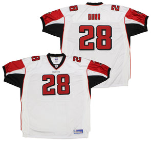 Men's Mitchell & Ness Warrick Dunn White/Red Atlanta Falcons