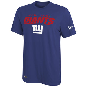 New Era Women's New York Giants Color Block Grey T-Shirt