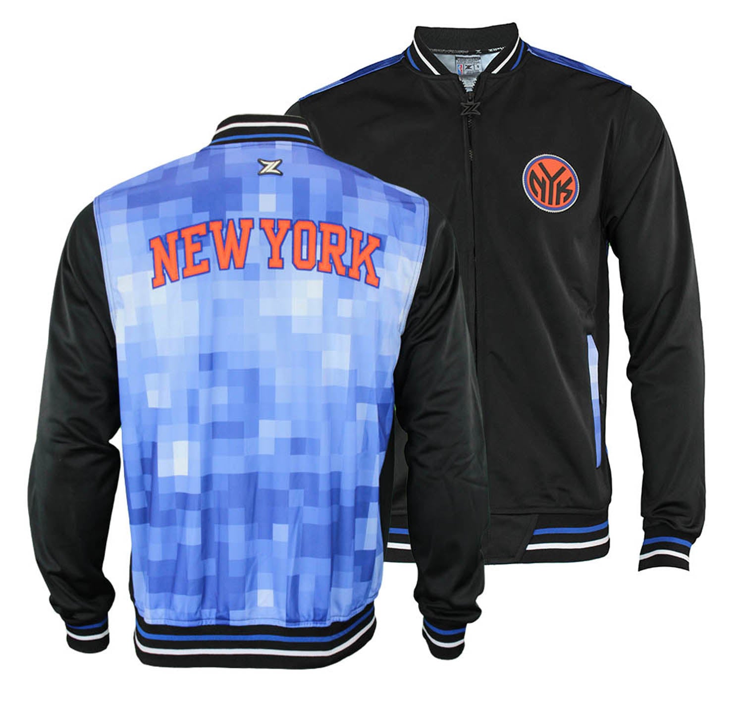 Zipway NBA Men's New York Knicks Full Zip Pixel Jacket