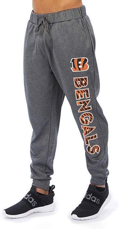 Men's Cincinnati Bengals Zubaz Black/Orange Zebra Pants