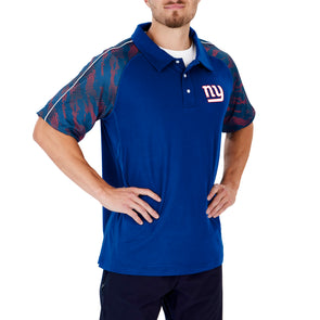 Zubaz NFL Men's New York Giants Viper Accent Elevated Jacquard Track Pants